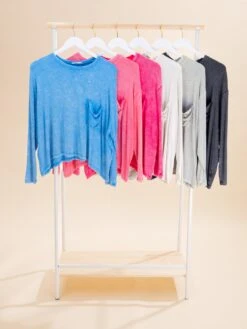 Zenana Washed Raised Rib Dolman Sleeve Round Neck Top | S/M-L/XL -Discount Divas Shop 677c0d5c46a01969d08451bb5fd74c88