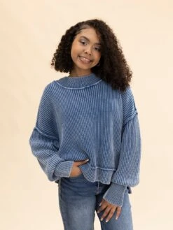 Zenana Washed Side Slit Oversized Cropped Sweater | S/M-L/XL -Discount Divas Shop 6786d65f1fe75ebbd1c0c404e430e5f8