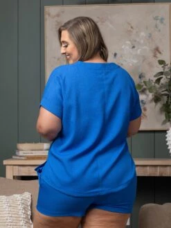 Round Neck Short Dolman Sleeve Top | S-L Set W/ Sku53063 -Discount Divas Shop 681f3044e38cbc9b791ecb9530363f22