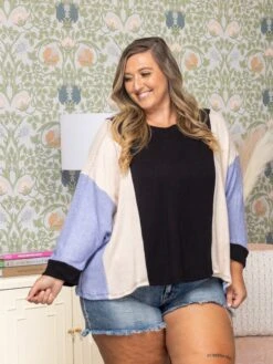 Colorblock Sweater | S - 3X