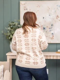 Floral Jacquard Sweater | S-3XL 6 Floral Jacquard Sweater | S-3XL -Discount Divas Shop 69311ed390de927d0148bec58a9a0345