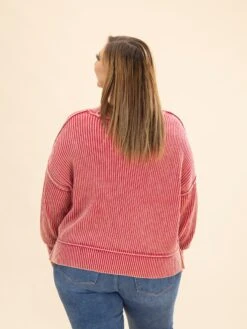 Zenana Washed Side Slit Oversized Cropped Sweater | S/M-L/XL -Discount Divas Shop 69df85235a02d9c2c67528265b845dc9