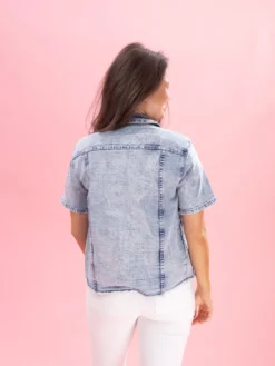 Short Sleeve Denim Jacket By DD Design | S - 3XL -Discount Divas Shop 6a7d32db5657112d787ef543776fe115