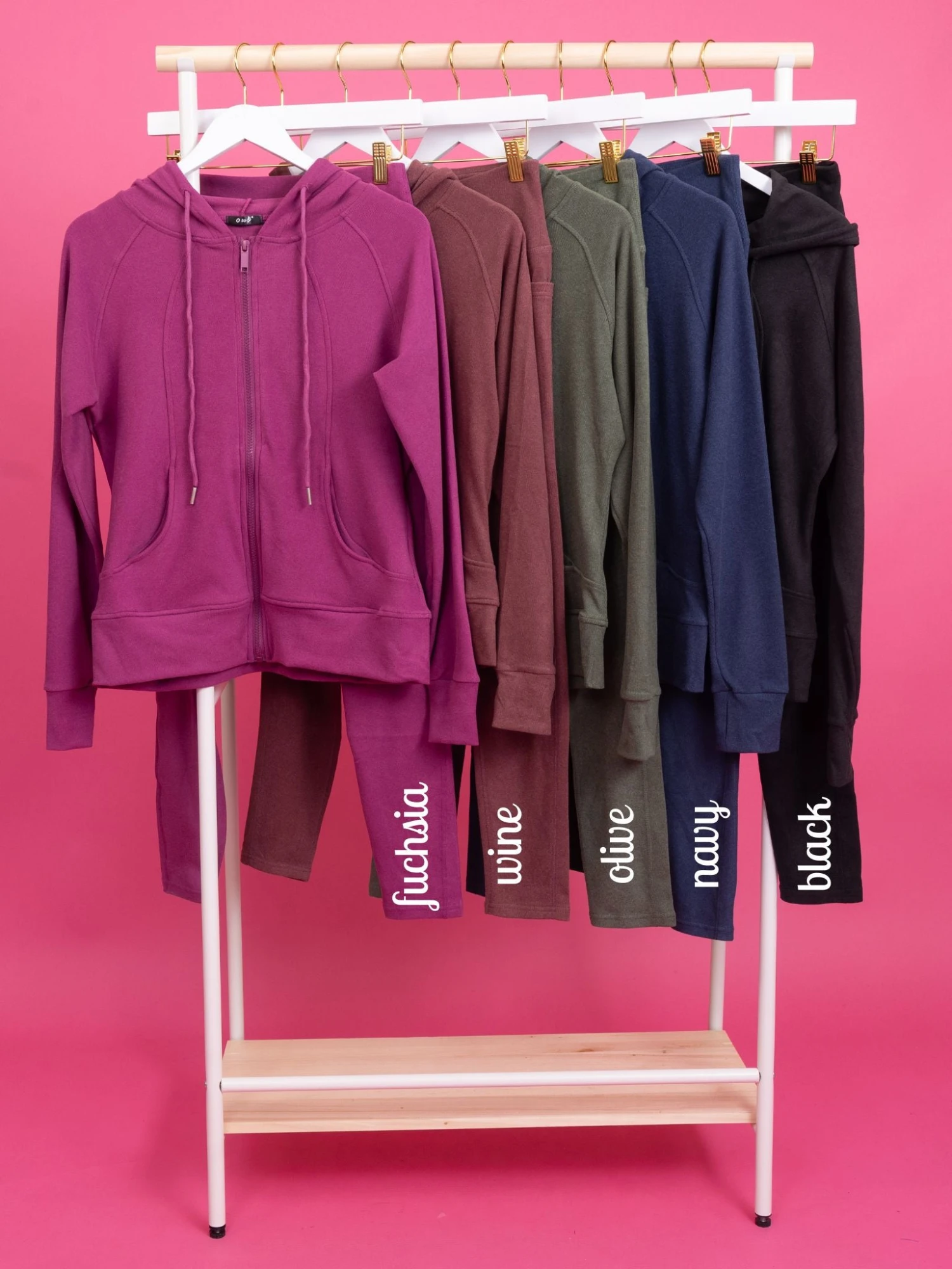 Full Zip Hooded Jacket & Leggings Set | S-L 2 Full Zip Hooded Jacket & Leggings Set | S-L - Image 2