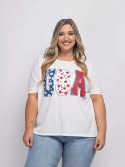 Oversized USA Graphic T-Shirt | S-3X Americana -Discount Divas Shop 6bcdf85e6d308277aec95bf808a550b3