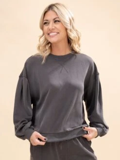 Scuba Loose Fit Long Sleeve Top | XS-L Pair W/ Sku63502 -Discount Divas Shop 6c1e6b111e601a49fe81f720a13cace2