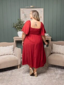 Bow Front Flared Short Sleeve Maxi Dress | S - XL -Discount Divas Shop 6c5f3ea31a0722758447b89ce5275a51