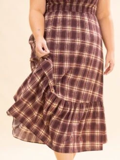 Plaid Smocked Puff Sleeve Ruffle Hem Midi Dress | S-L 18 Plaid Smocked Puff Sleeve Ruffle Hem Midi Dress | S-L -Discount Divas Shop 6c6610a3218654ca4fa85323b05b067a