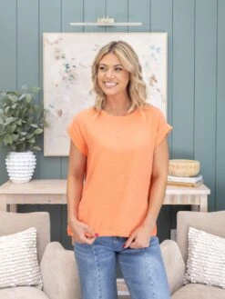 Zenana Double Gauze Round Neck Folded Short Sleeve Top | S-L *Final Sale* 17 Zenana Double Gauze Round Neck Folded Short Sleeve Top | S-L *Final Sale* -Discount Divas Shop 6d0508bc82a4b6239da12a50bb61d4e8