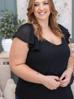 Relaxed Fit Flutter Sleeve Lined Top | S-3XL 9 Relaxed Fit Flutter Sleeve Lined Top | S-3XL -Discount Divas Shop 6d0e401b32ad4f296bb2b752f15279d2