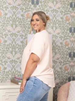 Zenana Airflow V Neck Short Sleeve Top | S-3X -Discount Divas Shop 6d19caf3c0704b778bf429dab148afdf