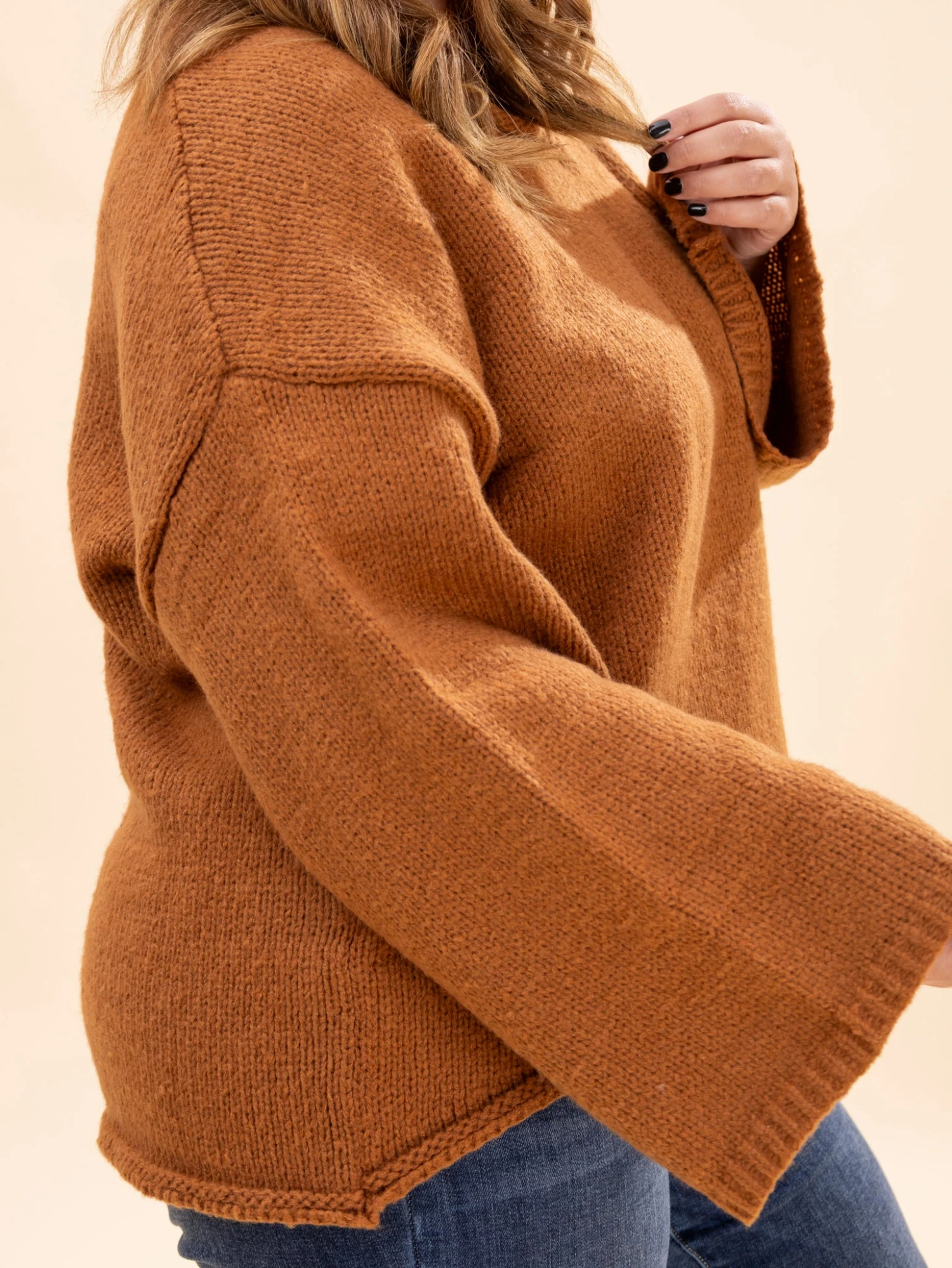 Chunky V Neck Pullover Sweater | S- 3XL 8 Chunky V Neck Pullover Sweater | S- 3XL - Image 8