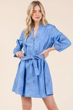 Eyelet Laced Dress | S - L GeeGee