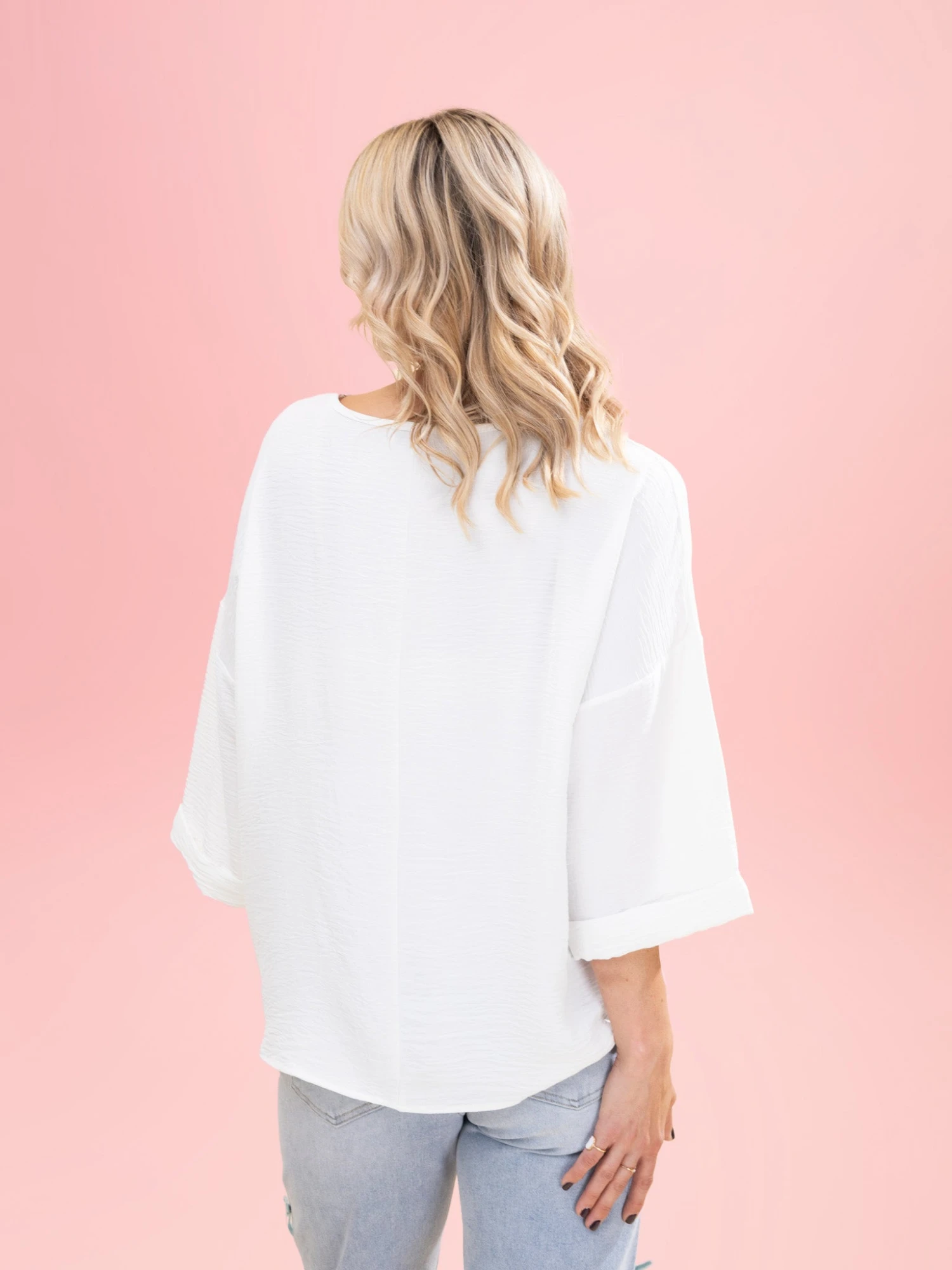 Airflow 3/4 Cuff Sleeve Top By DD Design | S-3XL 9 Airflow 3/4 Cuff Sleeve Top By DD Design | S-3XL - Image 9