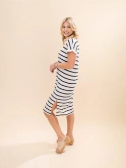Striped Knit Midi Dress | S-L COASTAL 9 Striped Knit Midi Dress | S-L COASTAL -Discount Divas Shop 6e0a984eedc158c718cfbf3b7c5f6ec1