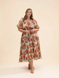 Short Sleeve Flower Printed Midi Dress | S-3XL 9 Short Sleeve Flower Printed Midi Dress | S-3XL -Discount Divas Shop 6e2a68bb6d0bad4880ff003b4d9dc4b4