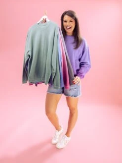 Dip Dye Ribbed Pullover By DD Design | S - 2XL -Discount Divas Shop 6f1309672375304fbe5e0b51d9db2413