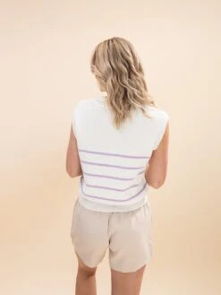 Drop Shoulder Half Zip Striped Sweater Top | S-2XL -Discount Divas Shop 6fbc1682cf5ee8e9679fdbf2703a9a46