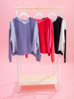 Luxe Scuba Color Block Hoodie By DD Design | S-3XL -Discount Divas Shop 6ff4616fad639359099f675736c61b44