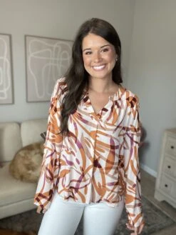 Floral Print Blouse | S - 3X