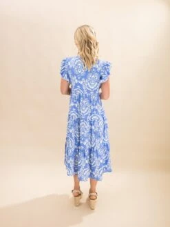 Paisley Print Tiered Midi Dress With Ruffle Shoulders | S-L 5 Paisley Print Tiered Midi Dress With Ruffle Shoulders | S-L -Discount Divas Shop 71b2fd3ca51b05d788bcdc20ed7a97e5
