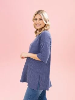 Raised Rib Flare Short Sleeve Top By DD Design | S-3X -Discount Divas Shop 725f445407c222961a26c487acd7dd25