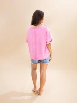 Zenana French Terry Acid Washed Tee | S/M-2X/3X -Discount Divas Shop 72b1b49c08c80d8686f88054278a0bed