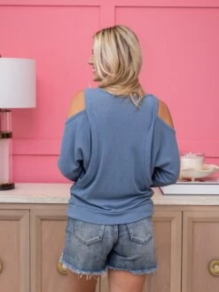 Dolman Long Sleeve Thermal Cold Shoulder Top | S-3XL -Discount Divas Shop 72e1f413abf80785f93f6bd466500f79