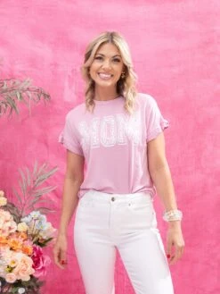 "Mom" Short Sleeve Top | S - 3X -Discount Divas Shop 755bf40f4be8f3123e0c09932c95326f