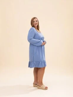 Airflow Long Puff Sleeve Babydoll Dress | S-3XL -Discount Divas Shop 76b443533b7fab38727039331e2cefe9