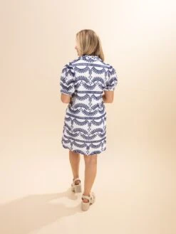 Geometric Pattern Dress With Pockets | S - L -Discount Divas Shop 7718e5f83775bdd52ee57cccc769fac3
