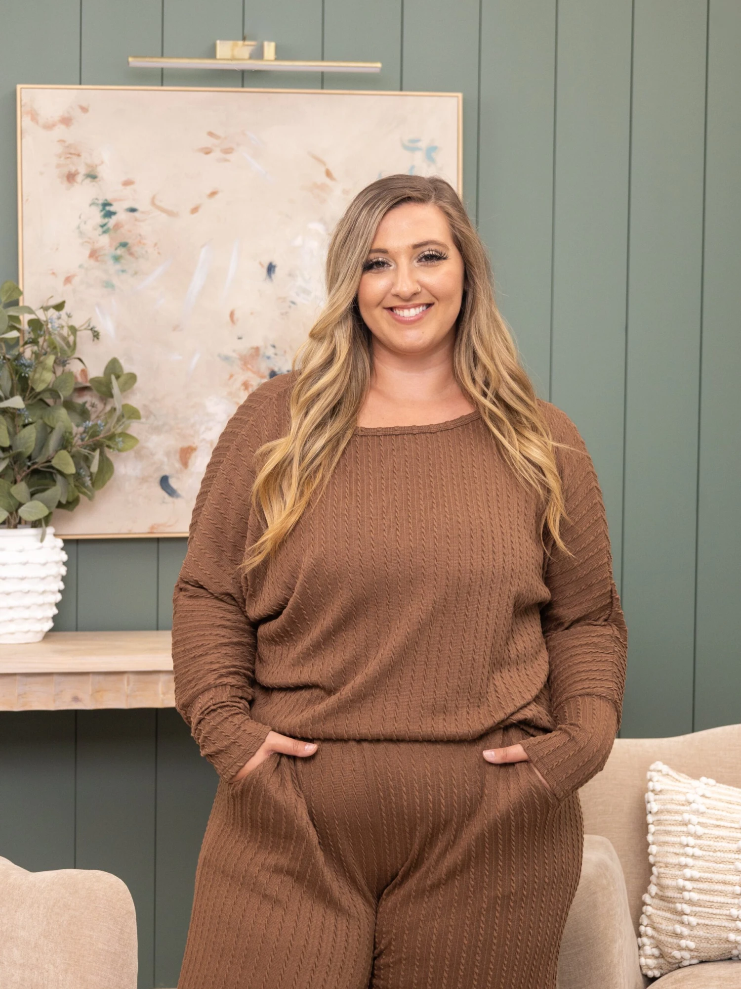 Textured Fabric Wide Neck Dolman Sleeve Top | S - XL Set W/ Sku54509 6 Textured Fabric Wide Neck Dolman Sleeve Top | S - XL Set W/ Sku54509 - Image 6