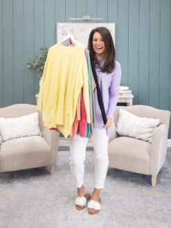 Tea N Rose "Perfect Knit" Oversized 2 Pocket Sweater | S/M - L/XL