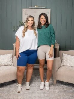 Zenana Microfiber Wide Waistband Biker Shorts | S-3X Christmas In July -Discount Divas Shop 792899dde3a31e998fde77407497d806