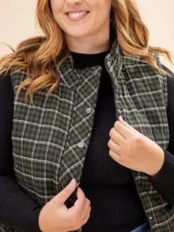 STACCATO Mock Neck Plaid Puffer Vest | S-XL 15 STACCATO Mock Neck Plaid Puffer Vest | S-XL -Discount Divas Shop 7ab8754df7b8390e6d8002ef98b56e8b