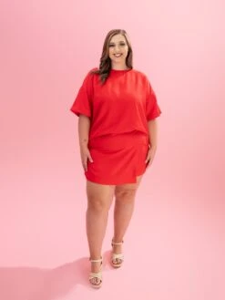 Short Sleeve Round Neck Top By DD Design | S-3XL Pair W/ Sku62069 & Sku62071 -Discount Divas Shop 7b3384def2cce6e79fede8f4e4937f55