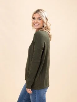 Zenana Viscose Sweater W/ Front Pockets | S/M - L/XL -Discount Divas Shop 7c1d2c5e6f7d9cb338e3e98fe774237b