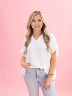 V Neck Airflow Top W/ Flat Collar By DD Design | S-3XL -Discount Divas Shop 7c758ff7f8d7a9d3643aef82e6fb2682