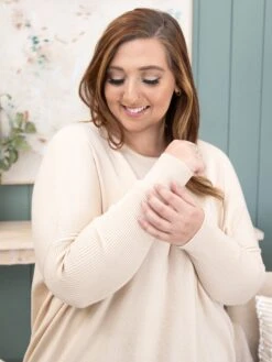 Round Neck "Perfect Knit" Tunic Sweater By DD Design | S/M - 2X/3X -Discount Divas Shop 7cd130a9dbbb75d1498f521544e457c0