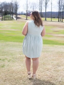 Striped Print Short Dress With Front Bow Detail | S-XL -Discount Divas Shop 7d1bb35dff94f9382d4545f6ef9f130c