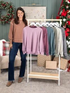 Waffle Long Sleeve Pullover | S - 3X -Discount Divas Shop 7db745577b9a505b58204cf4e33e5420