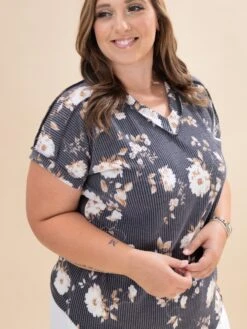 Raised Rib Dolman Short Sleeve Floral Print Top | S-3XL 10 Raised Rib Dolman Short Sleeve Floral Print Top | S-3XL -Discount Divas Shop 7e2d1d8e04e2b8fab6b1b208590f850c