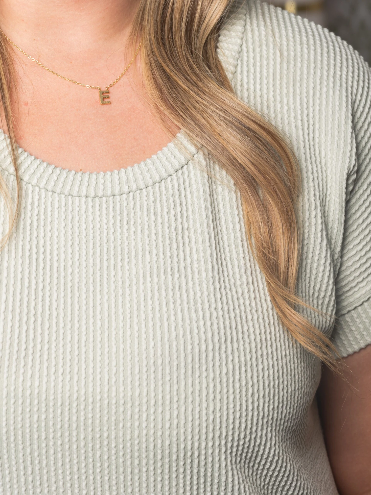 Twist Ribbed Short Sleeve Dress | S-3X 6 Twist Ribbed Short Sleeve Dress | S-3X - Image 6