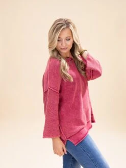 Zenana Washed 3/4 Sleeve Boxy Sweater Top | S-L 24 Zenana Washed 3/4 Sleeve Boxy Sweater Top | S-L -Discount Divas Shop 7f36334bea33e9d176b749d19d00770e