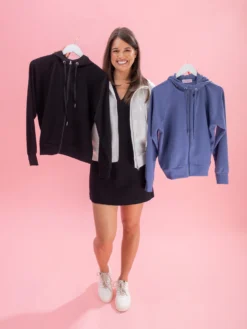 Luxe Scuba Zip Up Hoodie By DD Design | S - 3XL