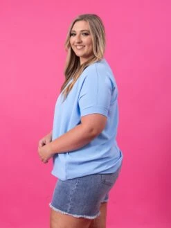 DD Design Airflow Round Neck Top W/ Cuffed Short Sleeves | S - 3XL 17 DD Design Airflow Round Neck Top W/ Cuffed Short Sleeves | S - 3XL -Discount Divas Shop 7f8cbef7e87505f4735c7cd8738ff970