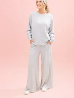 Lived In Raw Hem Sweatshirt By DD Design | S-3XL -Discount Divas Shop 801ca9973c21fa274b4dee8d212b2d56