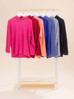 Zenana Hooded Luxe Hacci Sweater | S/M-2X/3X -Discount Divas Shop 81556ebb070234db85fd16d0baab9fe8