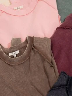 Cut Out Mineral Washed Pullover | S-L -Discount Divas Shop 817cbf6016cedefd3916eb63f4bb8b04