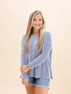 Zenana Raised Rib Long Sleeve Top | S/M-2X/3X -Discount Divas Shop 81c1025ff603dd4f205ddb9c029cdbca